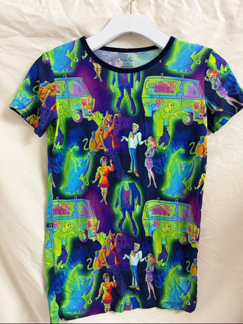 Millie Rose Kids Scooby-Doo Neon Graphic Tee - Multicolor size 10/12